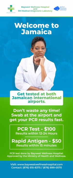 Covid19 Test Center Montego Bay Jamaica Airport